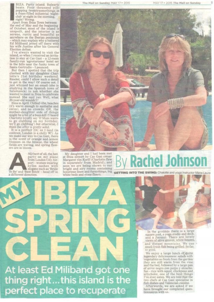 mail on sunday ibiza spring clean article may 2015