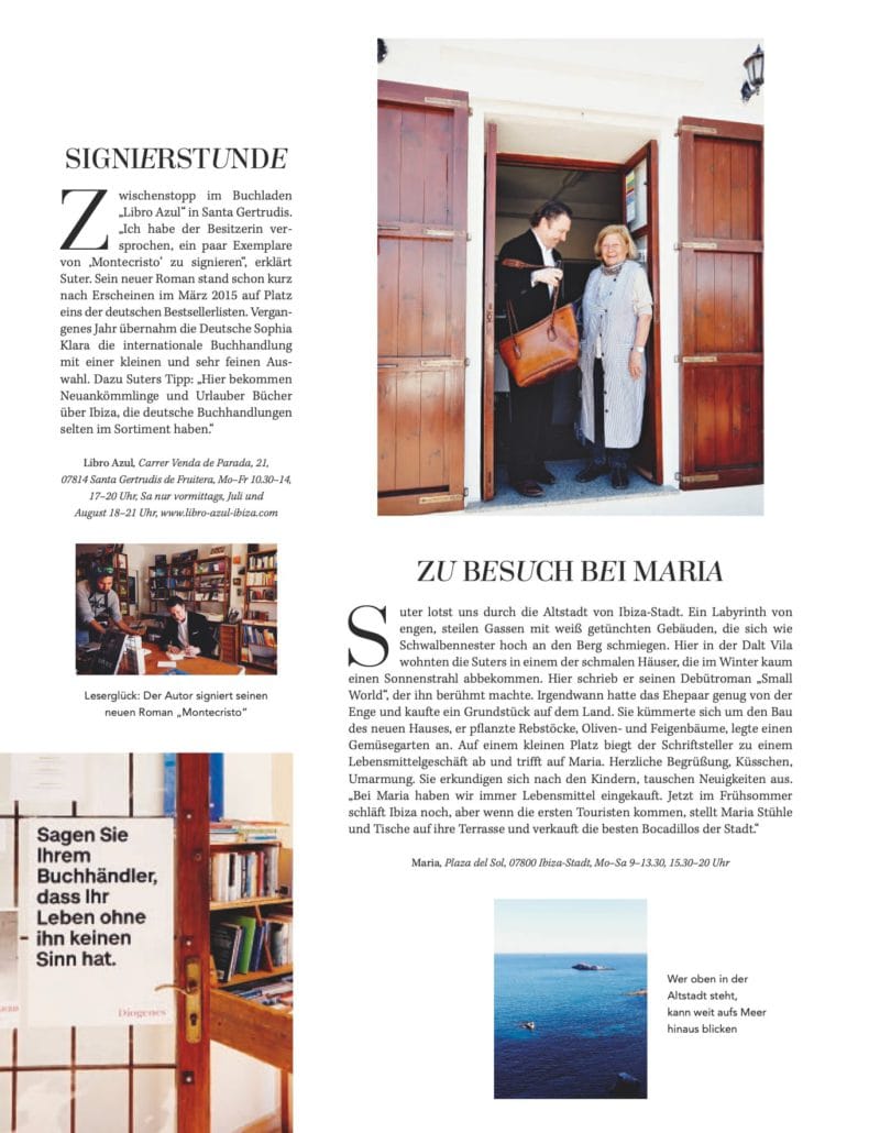 salon magazine july 2015 auf ibiza mit martin suter