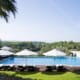 Cas Gasi hotel pool and countryside view